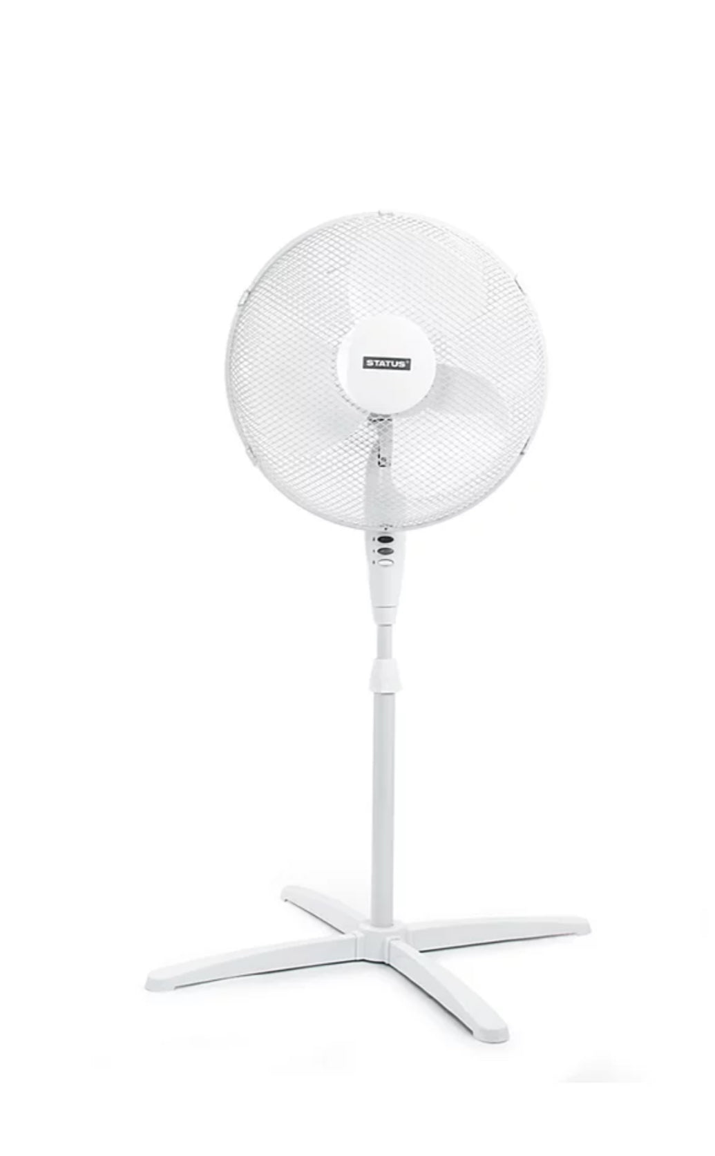 16 pedestal fan in white