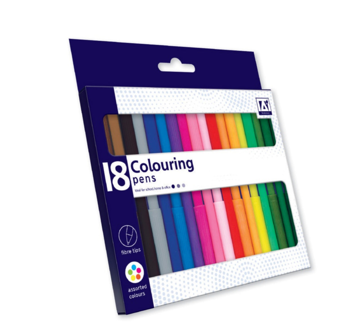 18 Colouring pens