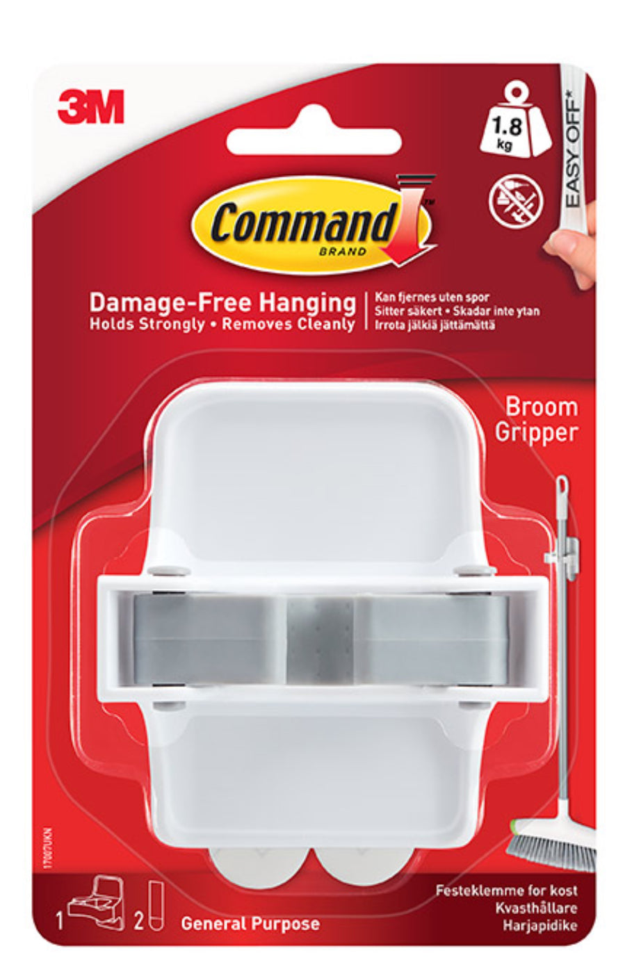 COMMAND BROOM GRIPPER 1.8KG