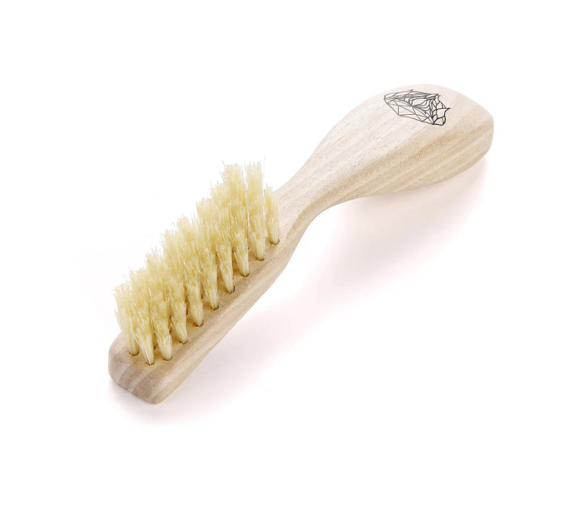 Wooden Right Handed Beard Brush