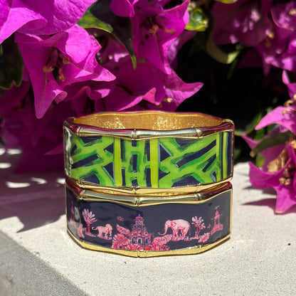 Grey Hall Bracelet - Pagoda: Pink