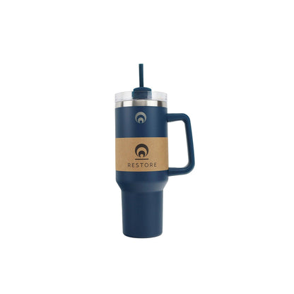 Restore Roomy Stainless Steel XL Hydration Mug 1L: Taupe
