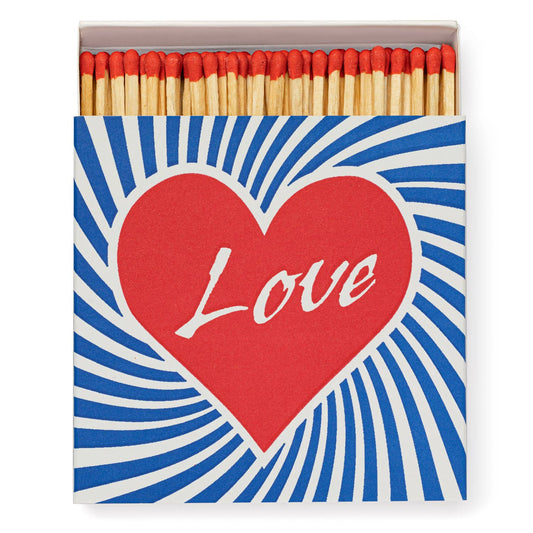 LOVE | Square Matchboxes