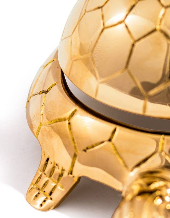 Brass Tortoise Table Bell