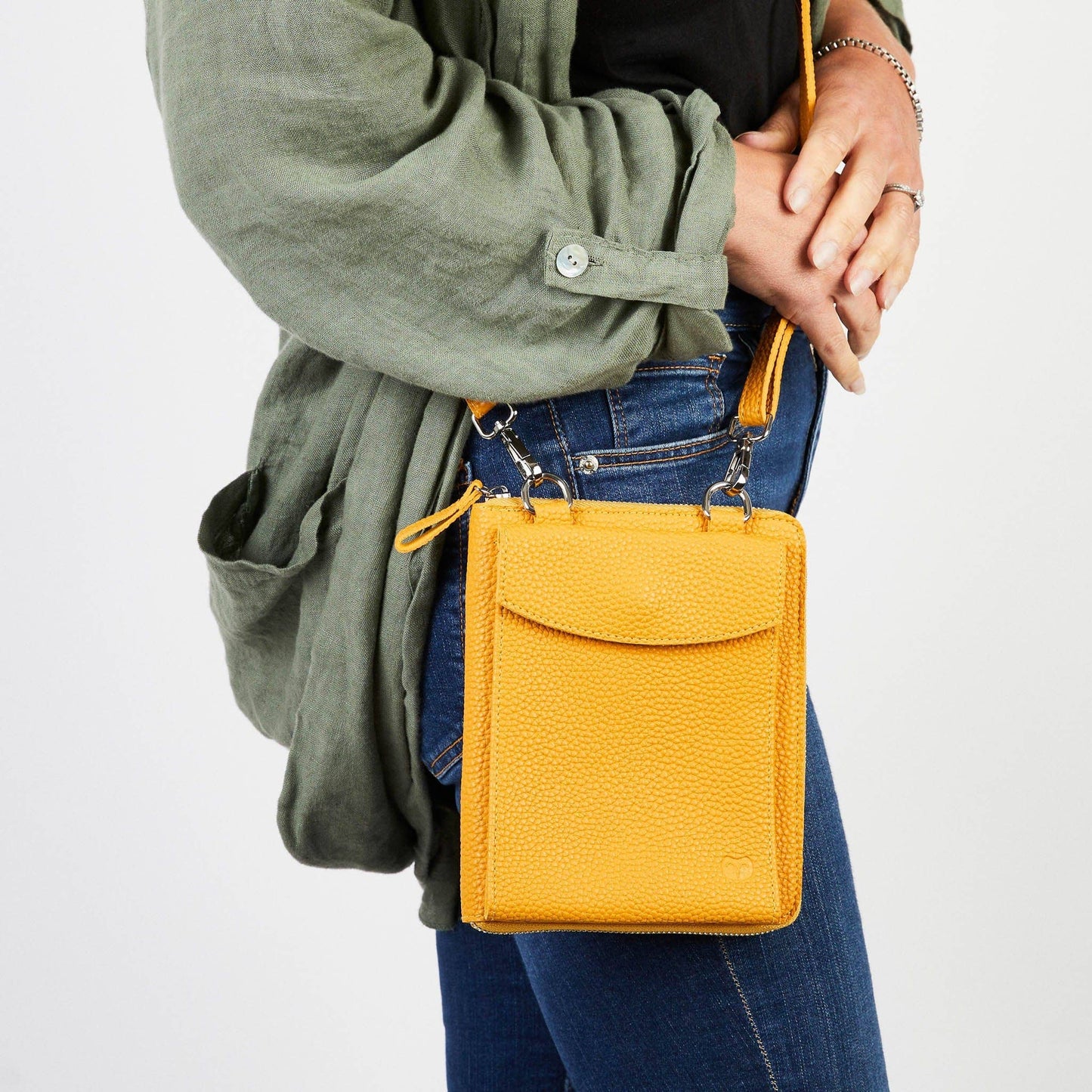 Columbian Cross Body: Olive Green