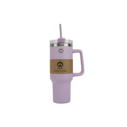 Restore Roomy Stainless Steel XL Hydration Mug 1L: Navy