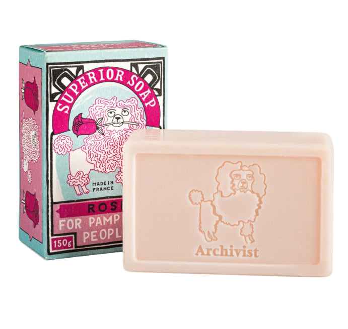 Rose Poodle Soap