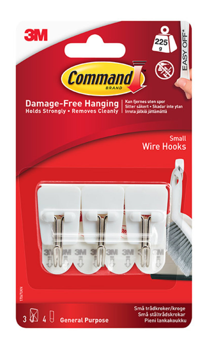 COMMAND UTENSIL HOOKS 225G 3PK