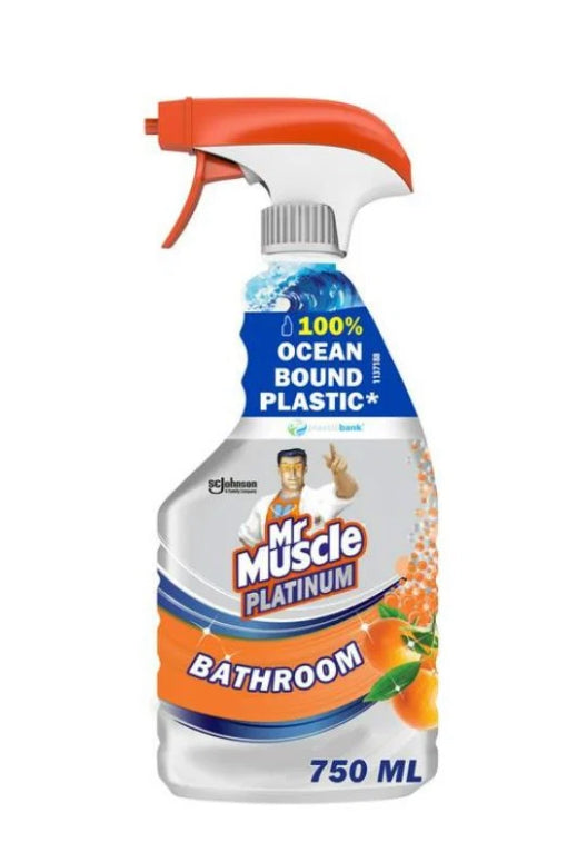 Mr Muscle Platinum Bathroom Cleaning Spray 750ml