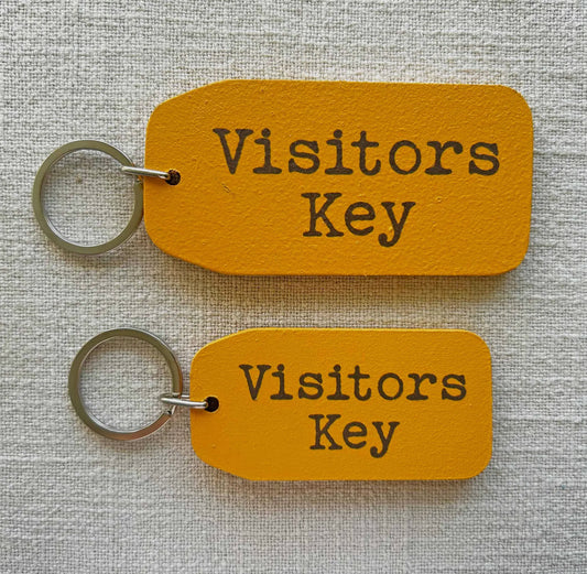 Visitors Key Tag