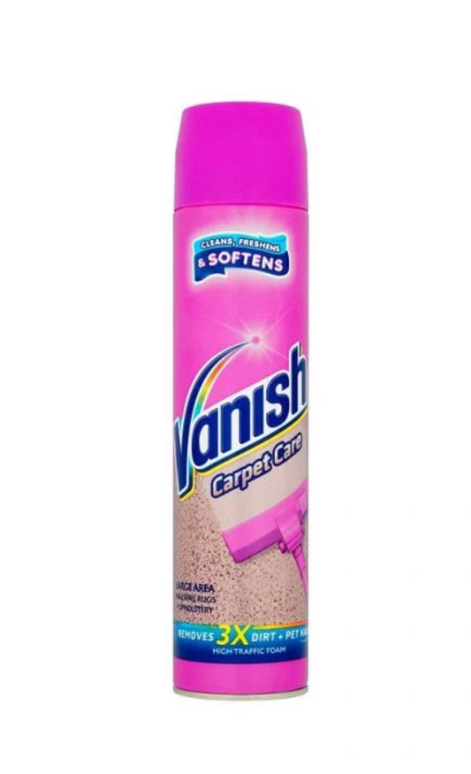 Vanish Carpet Care High Traffic Foam 600Ml