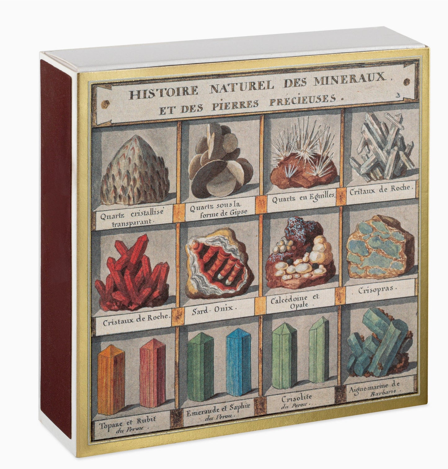 Minerals | Square Matchboxes