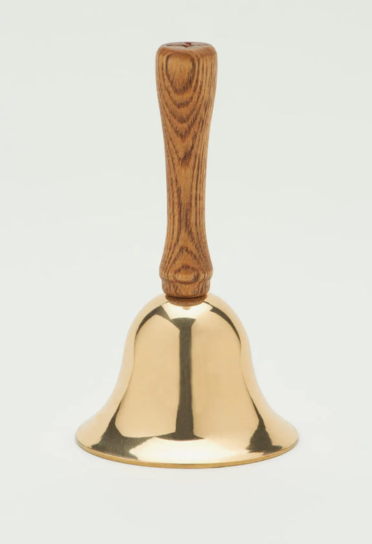 Brass Tea Bells - oak