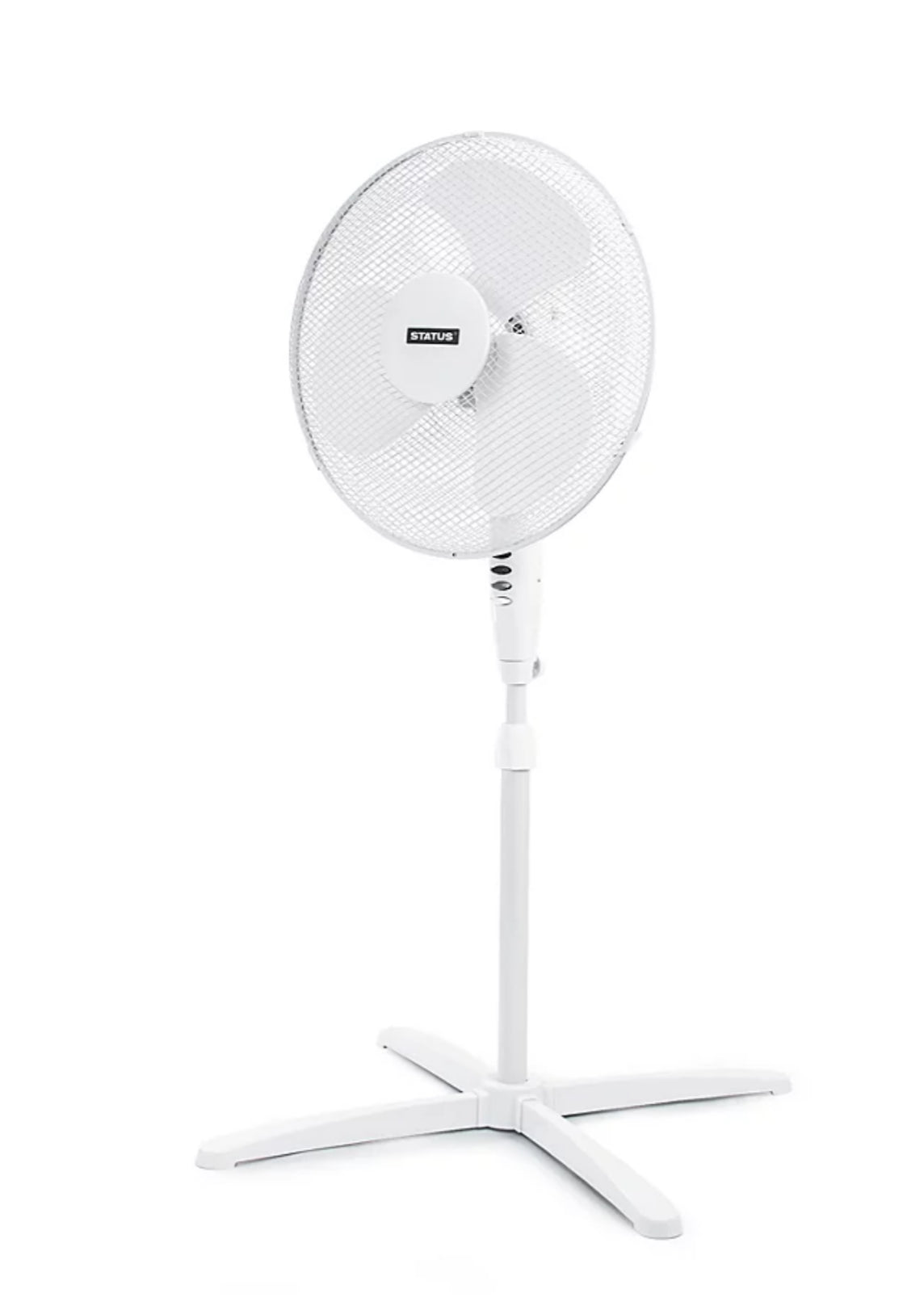 16 pedestal fan in white