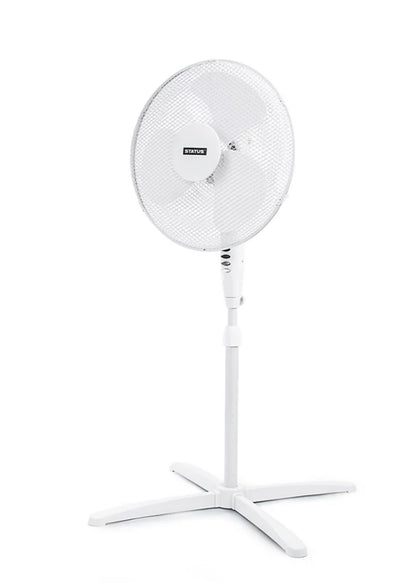 16 pedestal fan in white