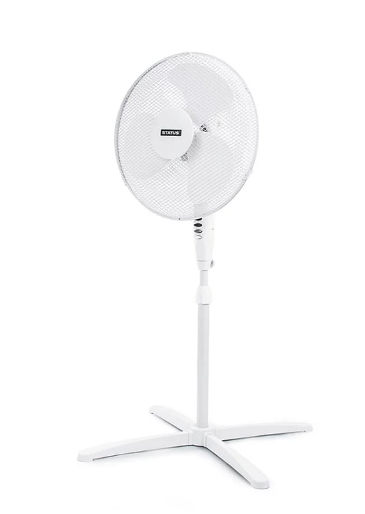 16 pedestal fan in white