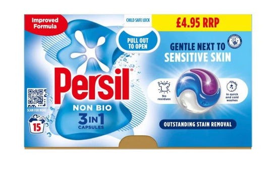 Persil Non Bio Capsules 15w PM £4.95