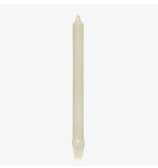 12″ Royal Fluted Candles, Ivory – Pack of 12