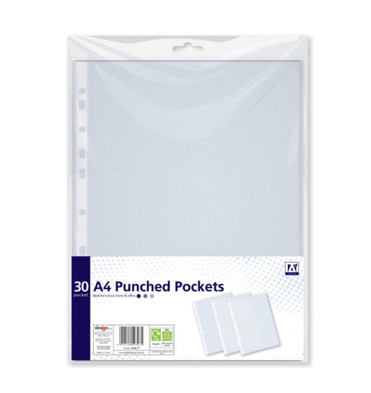 Ig Design A4 Punched Pockets
