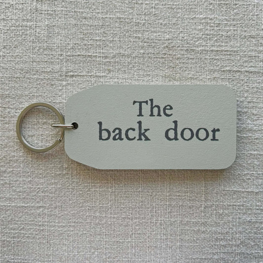 The Back Door Key Tag