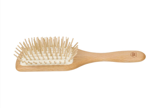 wooden hairbrush for long hair
RECTANGULAR/SMALL