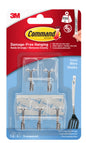 COMMAND SMALL CLEAR WIRE HOOKS 225G 5PK