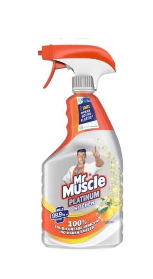 Mr Muscle Platinum Citrus Kitchen Cleaning Spray 750ml