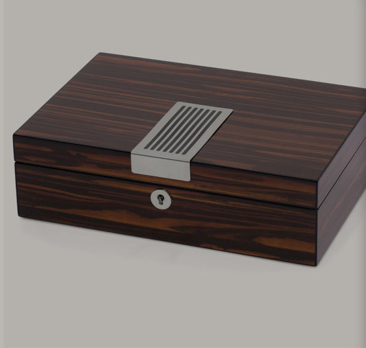 Ebony & Velvet
Wooden Watch Box - 8
Watches