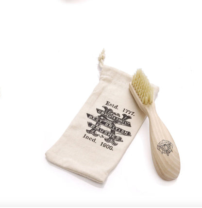 Wooden Right Handed Beard Brush