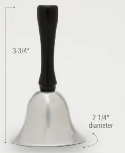 Steel Tea Bells-Black Handle