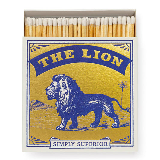 Gold Lion | Square Matchboxes
