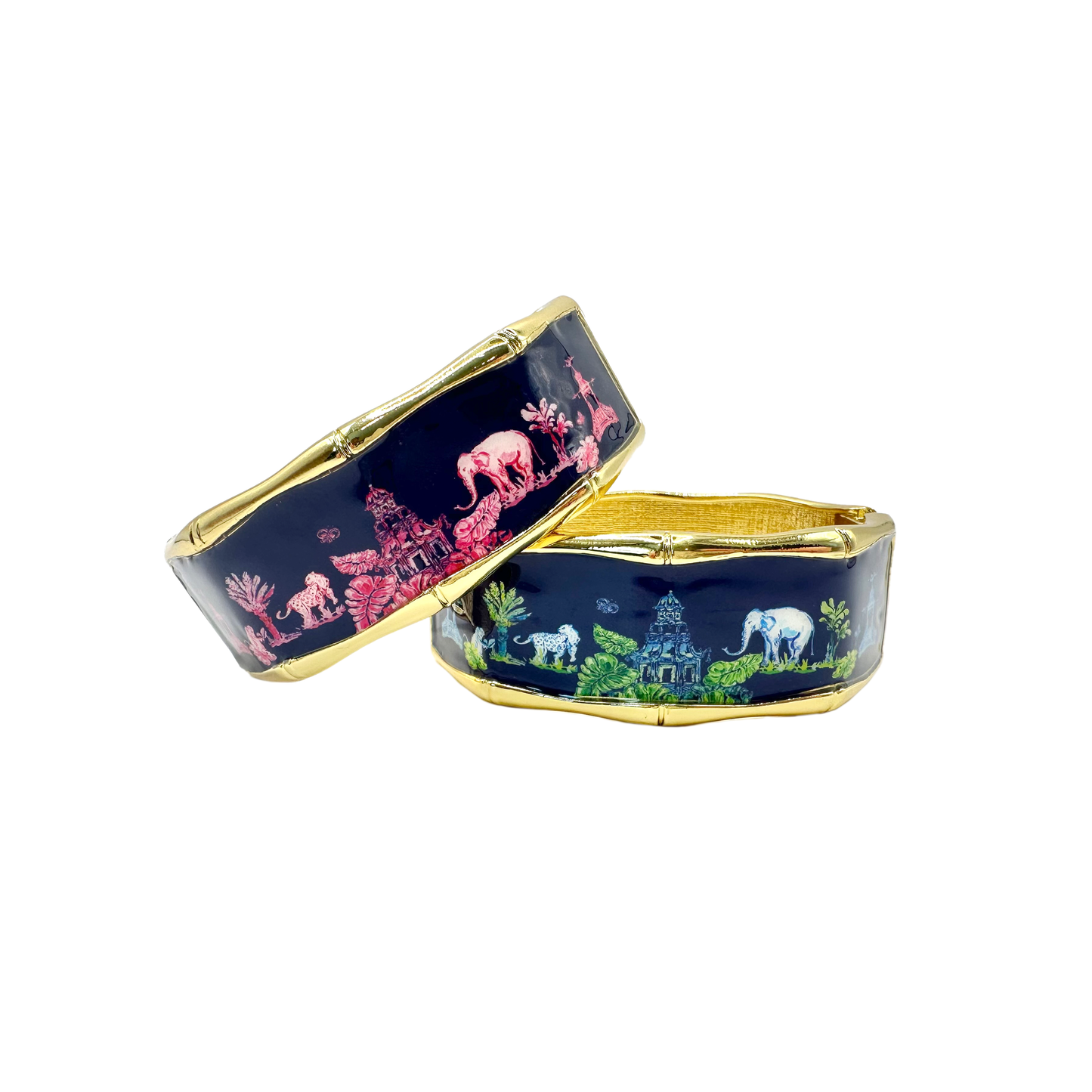 Grey Hall Bracelet - Pagoda: Pink