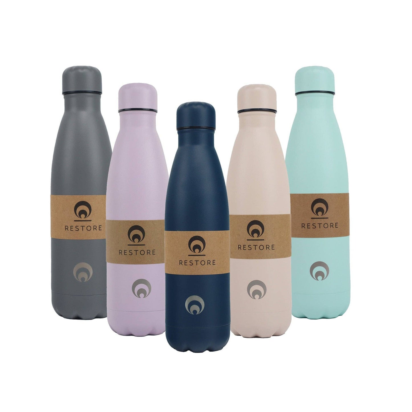 Restore Roam Stainless Steel Insulated Thermal Bottle 500ml: Taupe