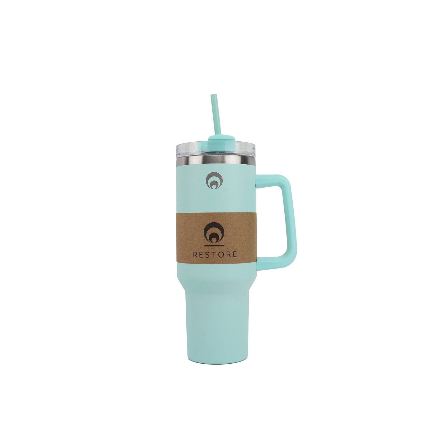 Restore Roomy Stainless Steel XL Hydration Mug 1L: Grey